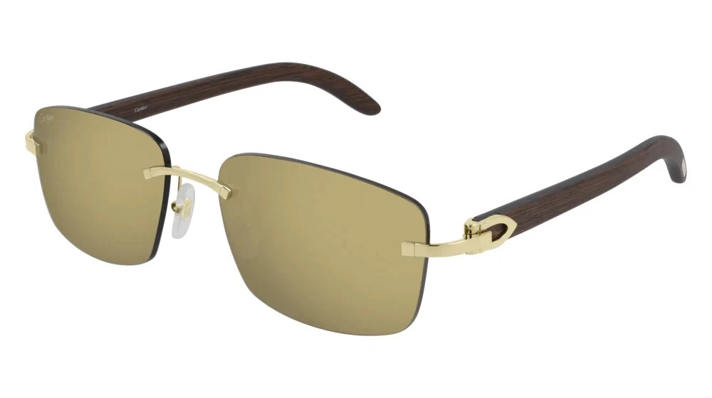 Cartier Lenses Replacement For Wood Buffalo Horn Buffs Bronze