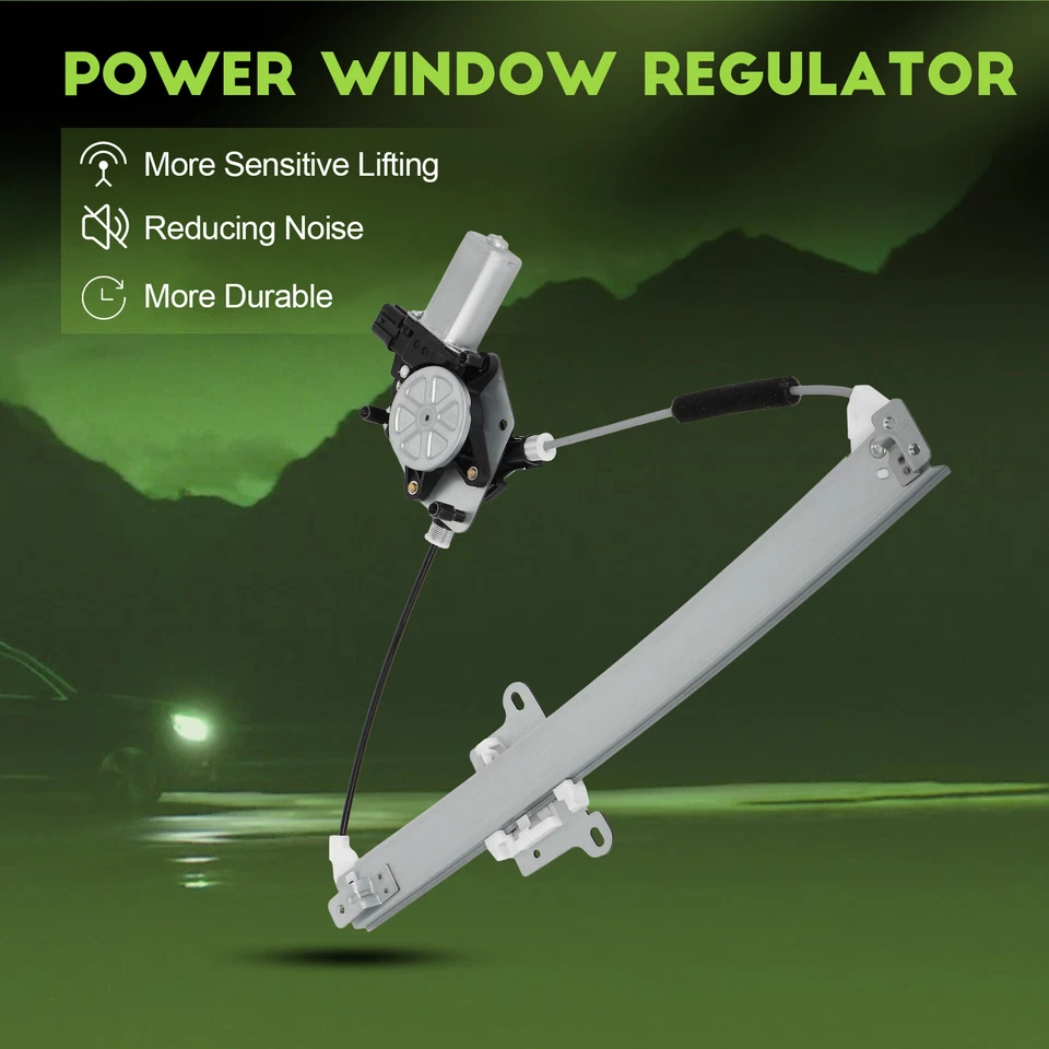 Se adapta a Acura RL 2005-2012 regulador de ventana eléctrica del lado del conductor trasero izquierdo con motor Foto 3 de 4