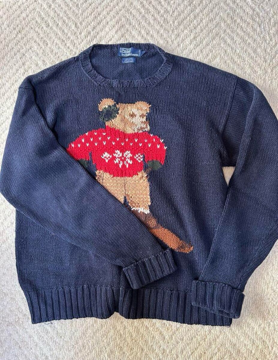 Vintage 90s Polo Ralph Lauren Polo Nordic Bear Hand Knit Vintage 90s Polo Ralph Lauren Polo Nordic Bear Hand Knit