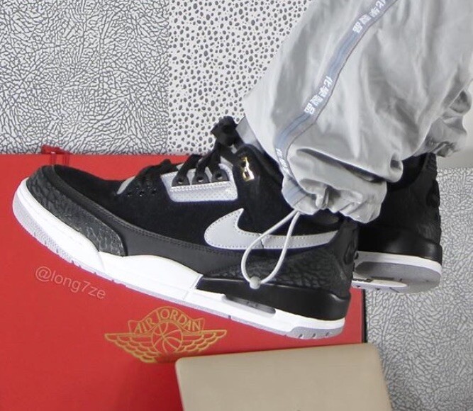 シューズ(男性用) Air Jordan3Retro Tinker Black/Cement 楽天市場】NIKE ナイキ AIR JORDAN 3 RETRO TINKER SP 'BLACK