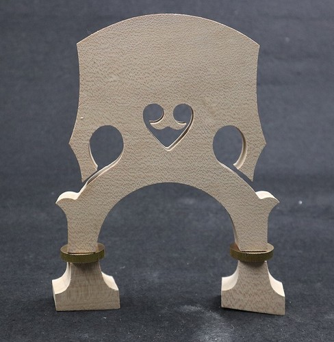 10pcs Adjustable Double Bass Bridge 3/4 , Maple Wood Contrabass Bridge Accessory - Picture 3 of 9