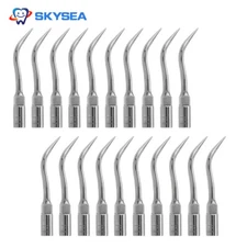 5/10/20 Dental Ultrasonic Scaler Perio Tips P4 Fit EMS WOODPECKER for Cavitron