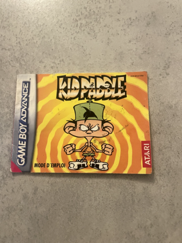 Notice / Manuel Nintendo Game Boy Advance - KID PADDLE - Photo 1/1