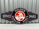 HOLDEN GENUINE PARTS SERVICE STATION METAL TUFF TIN SIGN BAR MAN CAVE HOT ROD