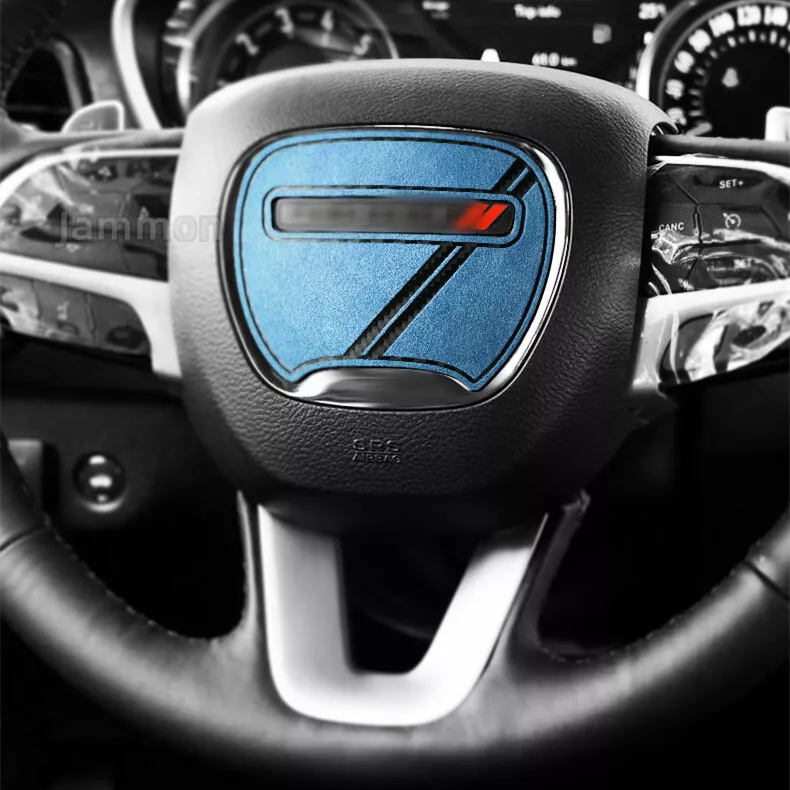 Steering wheel 2024 cover dodge challenger
