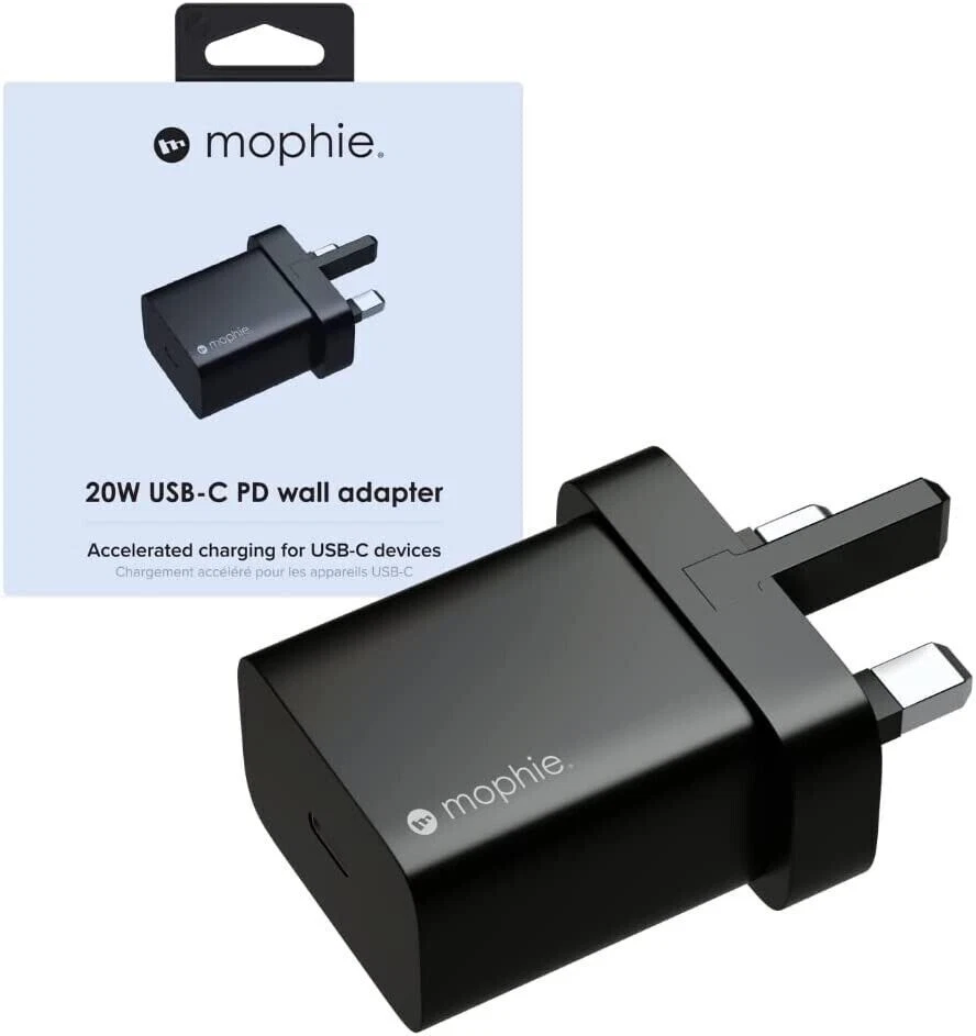 Mophie 20W Schnell Laden Netzteil Adapter Usb-C Port Retail Box für Apple IPHONE - Bild 2 von 4