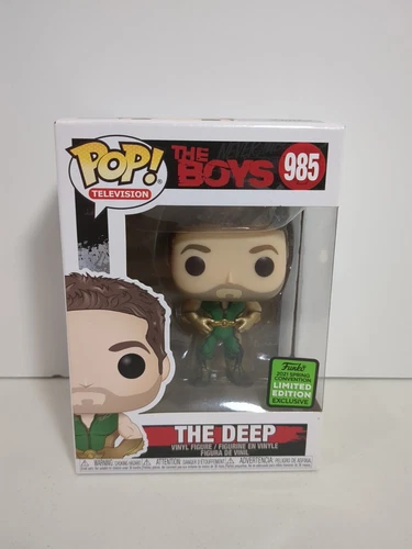 Funko Pop The Boys 985 The Deep Exclusive VAULTED Pre-owned Never Left Box