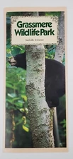 1993 Nashville TN Grassmere Wildlife Park Zoo Vintage Travel Brochure