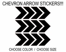 Chevron Arrow Stickers, Pick Size Color, USA, Racing Car Decal Vinyl Scrapbook