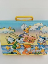 DISNEY VALIGETTA 1992 PLASTICA CASE PAPERINO QUI QUO QUA FORTY FOUR BORSA 