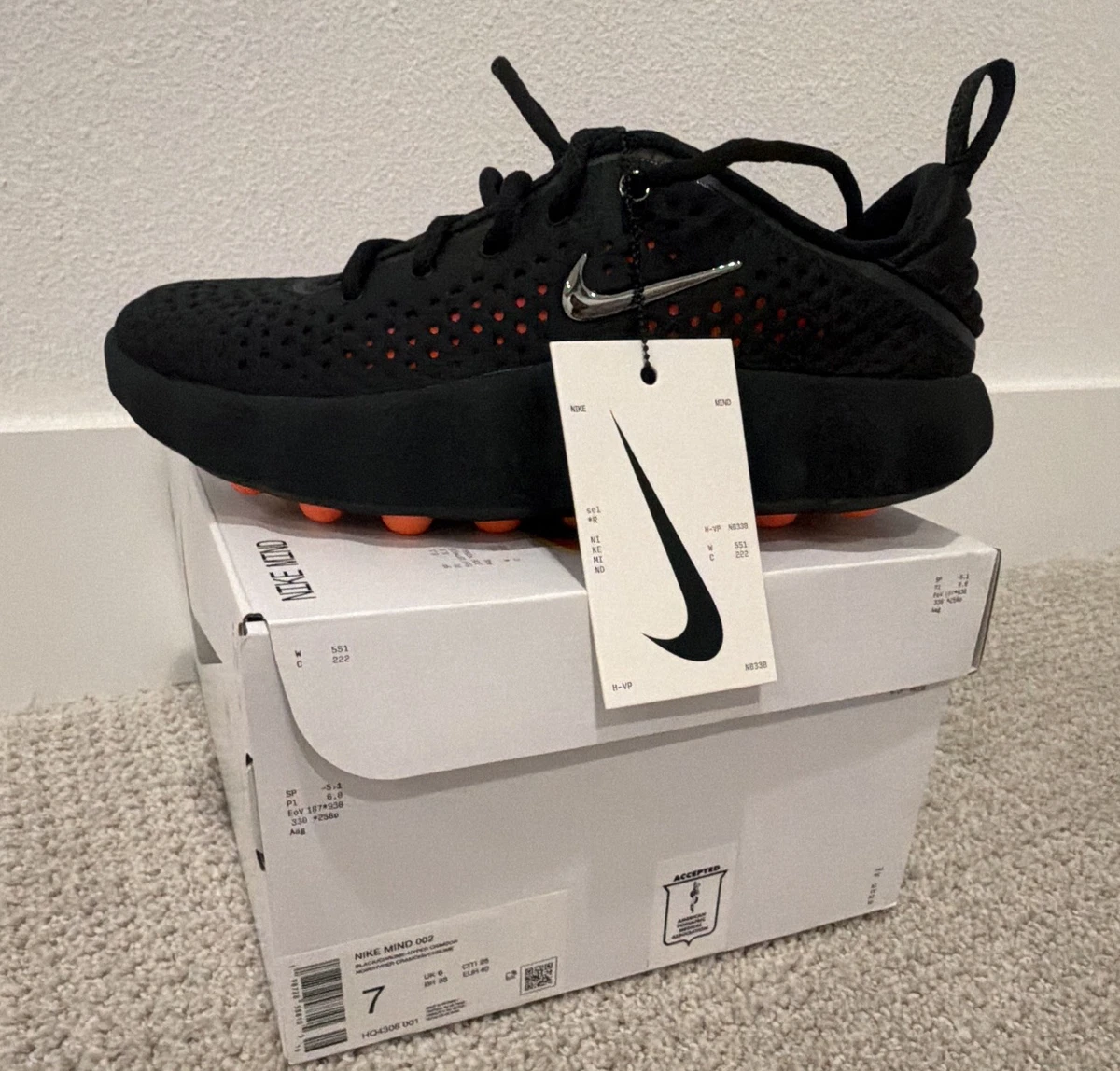 Las mejores ofertas en Nike Mind 002 Black Hyper Crimson | eBay
