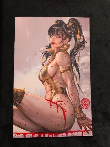 VAMPIRELLA ARMAGEDDON #1 REMARK SIGNED KYUYONG EOM COA WRAPAROUND EXCLUSIVE