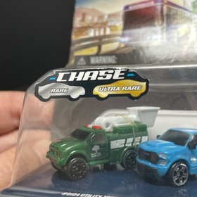 Micro Machines Series 2 Micro City #06 Silver Chrome Bus Chase On Card