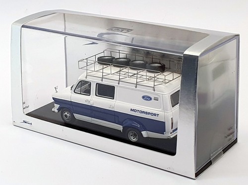 Spark 1/43 Scale S0292 - 1979 Ford Transit Motorsport - White/Blue - Picture 7 of 7