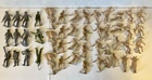 Vintage Louis Marx Plastic Toy Soldiers Mixed Lot of 47  (Japan Germany America)