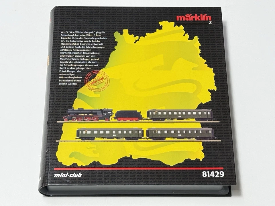 MÄRKLIN mini Z # 81429 : Zug-Set BR 18.1 mit Schnellzugwagen *** wNEU mit OVP