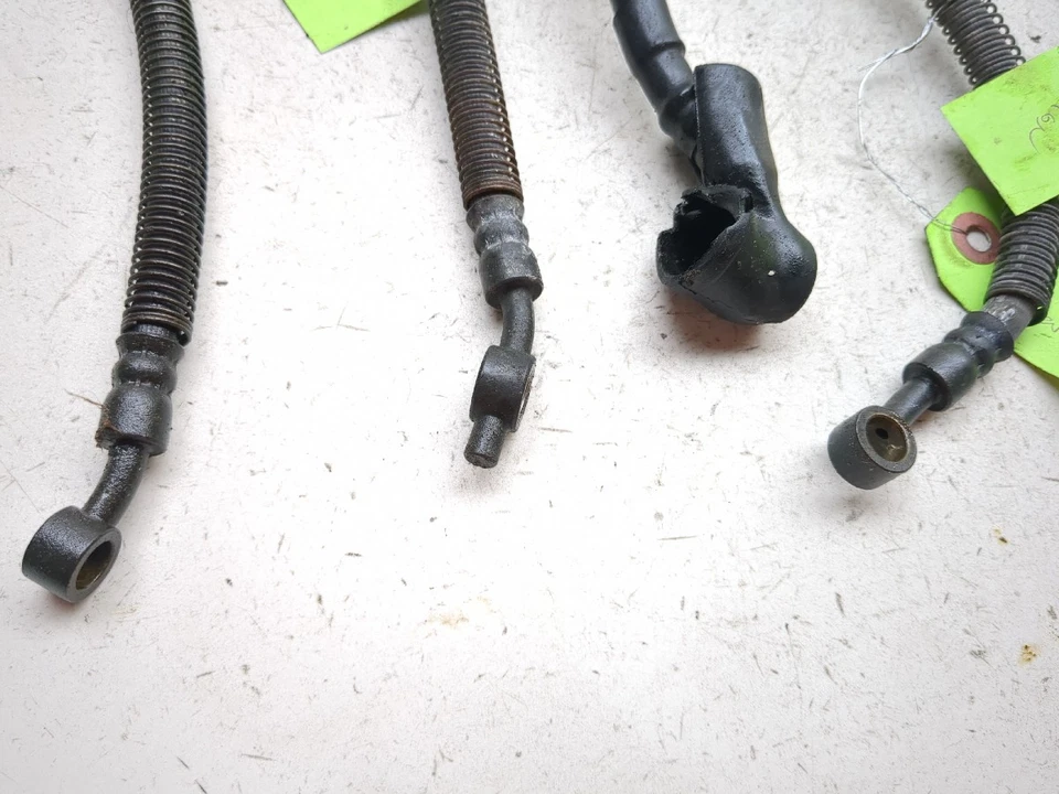 03 04 Juego de mangueras de línea de freno Kawasaki ZZR 600 con cubierta de conector Foto 2 de 4