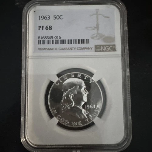 1963 Franklin 50C NGC Certified PF68