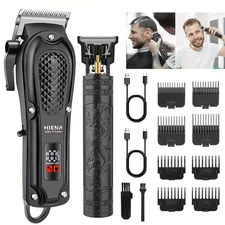 Professional Hair Clippers Trimmer Cutting Beard Cordless Barber Shaving Machine