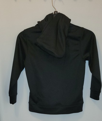 NWT ZELOS BOYS BLACK, SIZE XXS, HOODIE WITH WORLDWIDE DESIGN - Picture 4 of 4