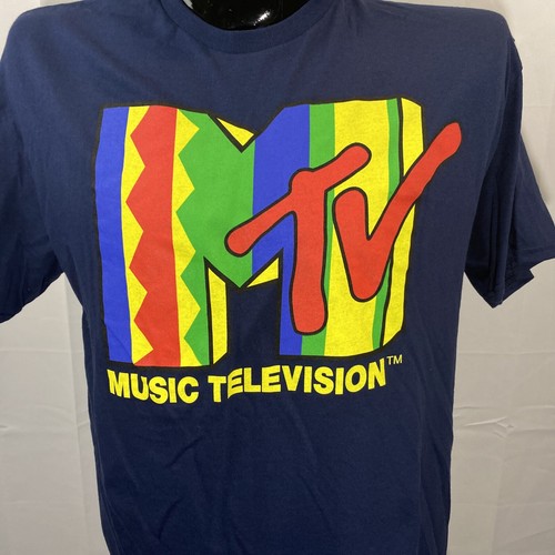 T-shirt MTV 2017 musica televisione blu taglia L - Foto 3 di 11