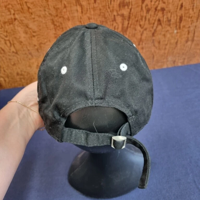 Gorra de béisbol Decky negra/blanca gorra con correa talla única para la mayoría Foto 4 de 4