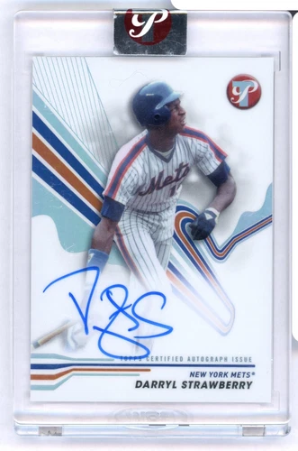 2024 Topps Pristine DARRYL STRAWBERRY Encased Uncirculated Auto Refractor