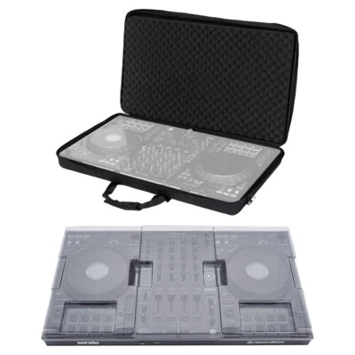 Headliner HL12007 Padded Case and Decksaver Cover to fit Pioneer DJ DDJ-FLX10...