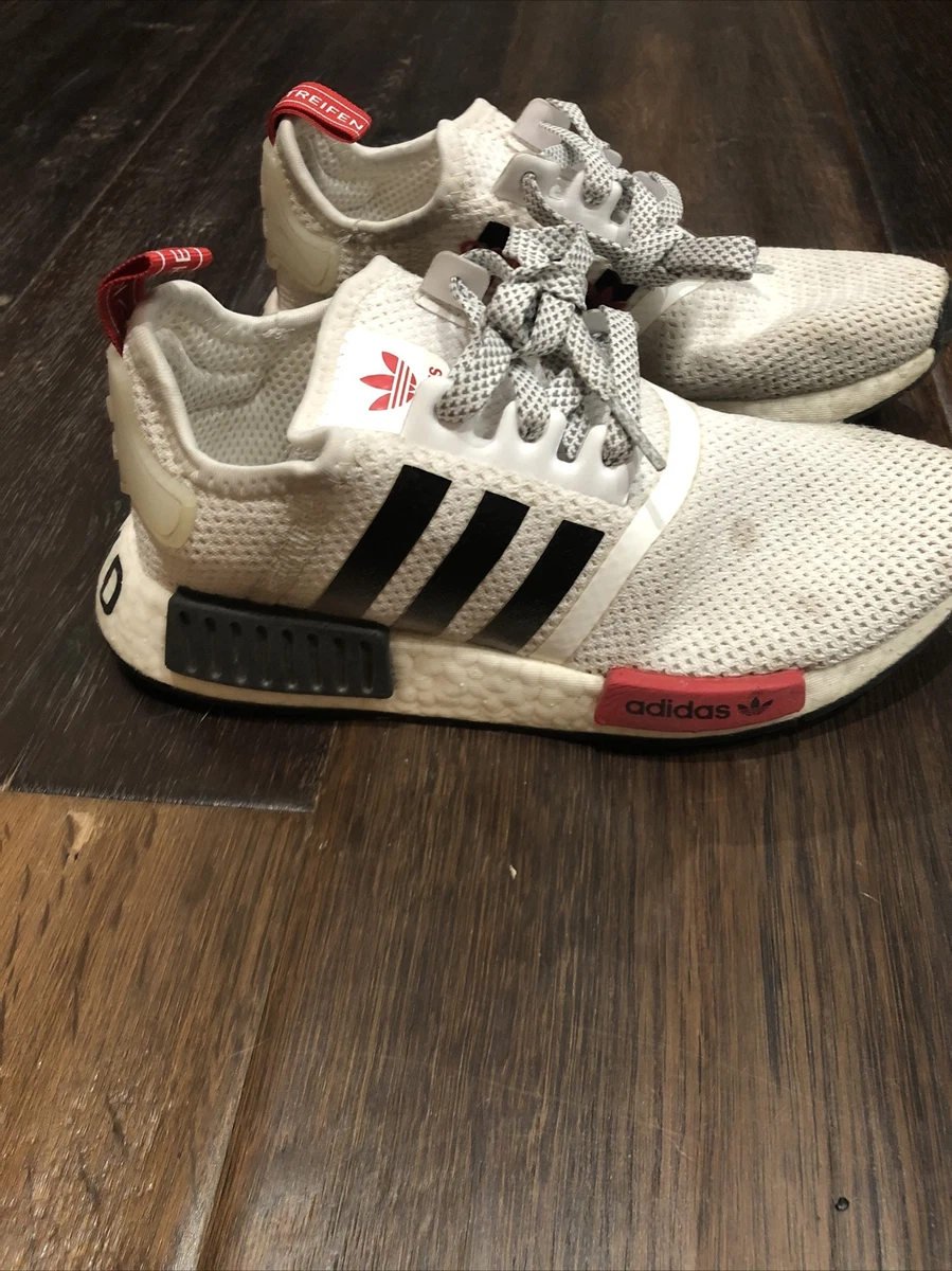 Adidas NMD White And Red Kids 4 | eBay