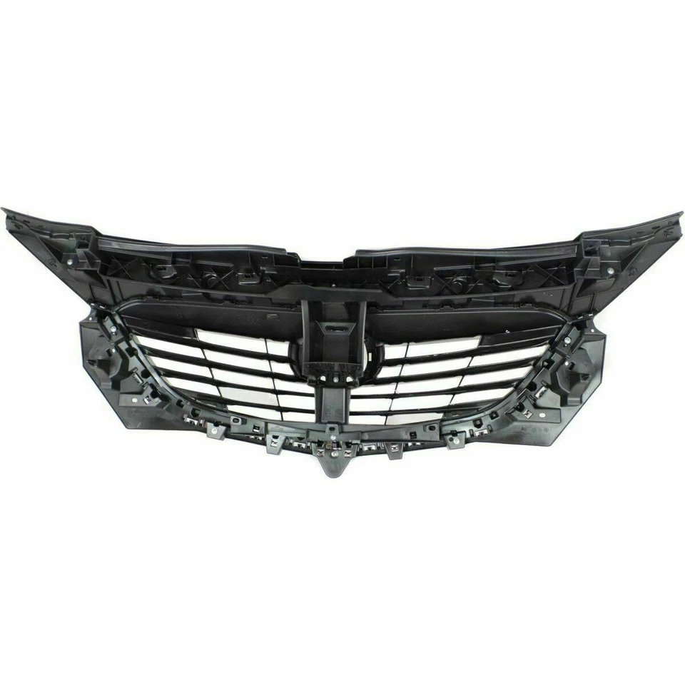 Front Grille Black With Chrome Molding fits 2013 2014 2015 Mazda CX-9 - Image 2 of 2