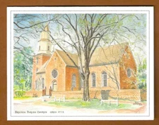 Bruton Parish Church Williamsburg Virginia, 2 Blank Notecards, Circa 1712, VA