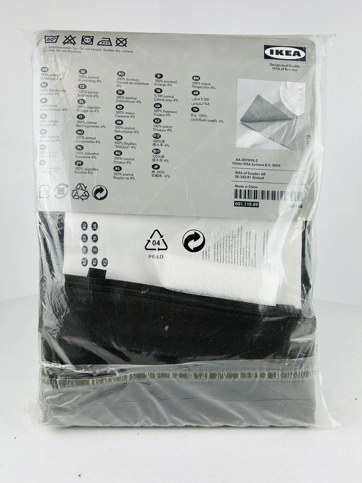 Ikea RITVA Curtains (1 pair) Brown 100% Cotton w/ Tie-Back 57" x 98" - Image 2 of 3