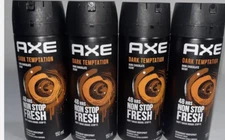 Axe Dark Temptation 48hr Deodorant Body Spray, 150ml PACK OF 4