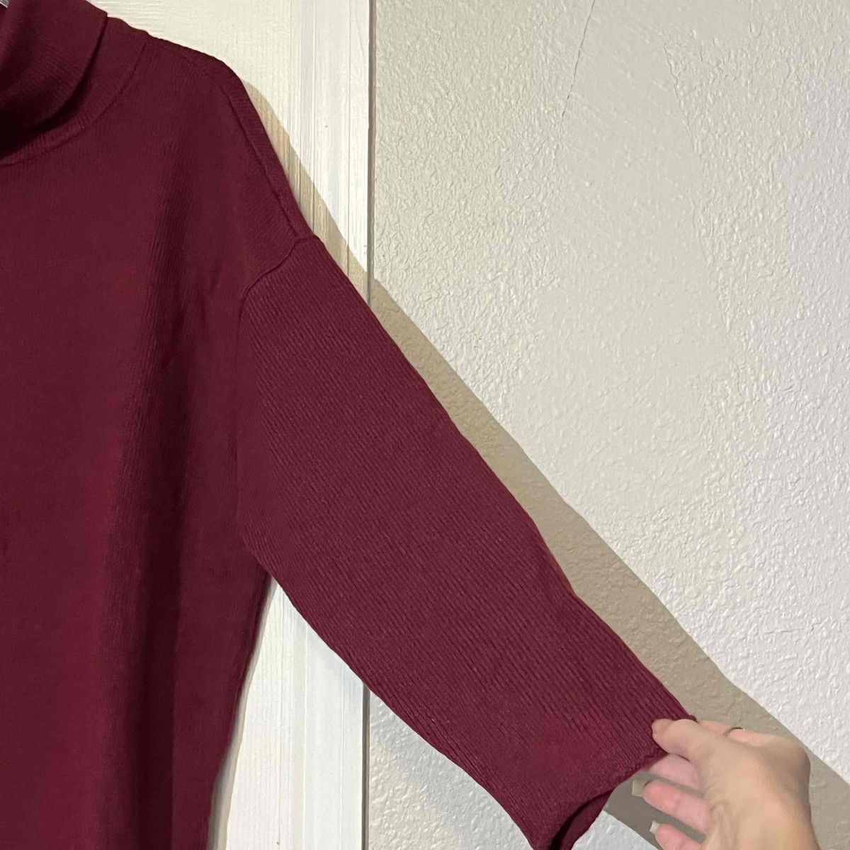 Eileen Fisher  Petite Turtle Neck Tunic レディース Sweaters Roseberry Cashmere Silk Bliss Turtleneck Box-Top | EILEEN FISHER