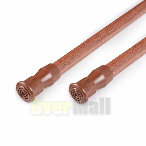 Telescopic Shower Curtain Rail Extendable Pole Bathroom Door Window Wardrobe Rod - Picture 10 of 12