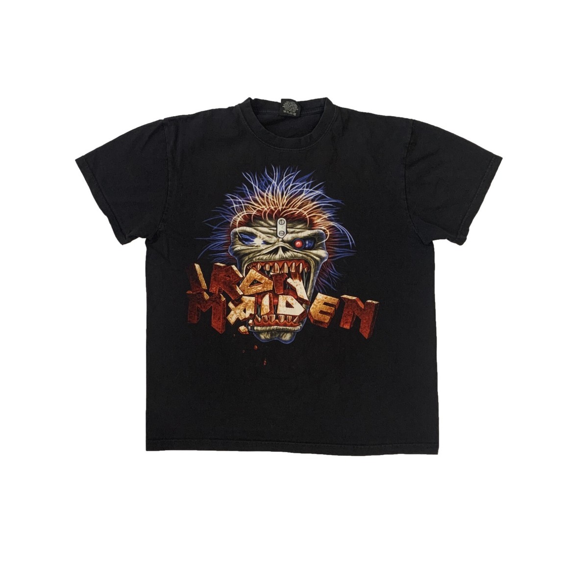 Iron Maiden Vintage Tシャツ Lサイズ Vintage 90s Iron Maiden T-shirt Heavy Metal Band Merchandise