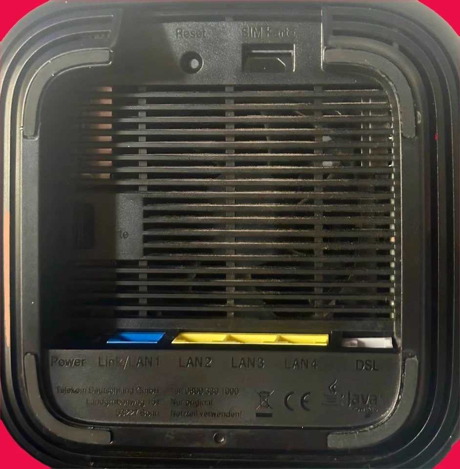 Telekom Speedport Pro WLAN Router LTE Modul Mesh Hybrid + Netzteil und Kabel - Bild 3 von 3