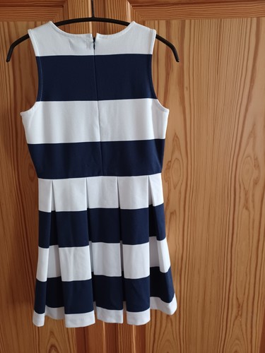 Kleid Ralph Lauren Gr. XL ca. 164 Blau/Weiß gestr. Bilder Teil der Beschreibung - Bild 3 von 5
