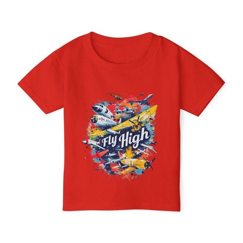 Fly High Toddler T-shirt | Kids Aviation Top, Airplane Tee, Birthday Gift, - Picture 26 of 29