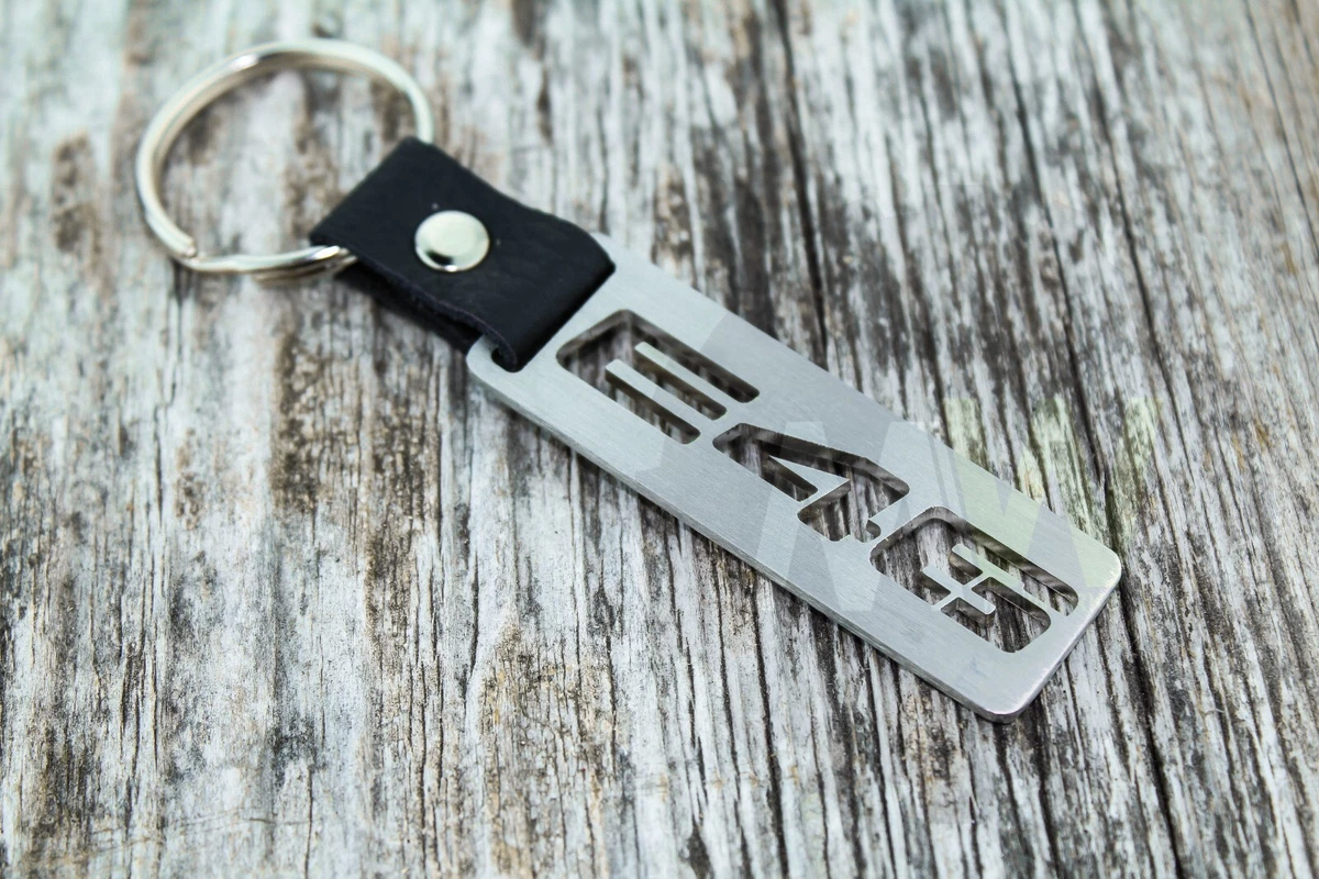 E46 keychain bmw keyring touring coupe 3er 320 330 M52 S54 stainless steel