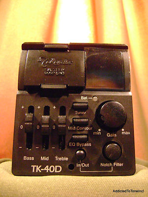 Takamine TK-40D DUAL Input G Series preamp NEW with WARRANTY