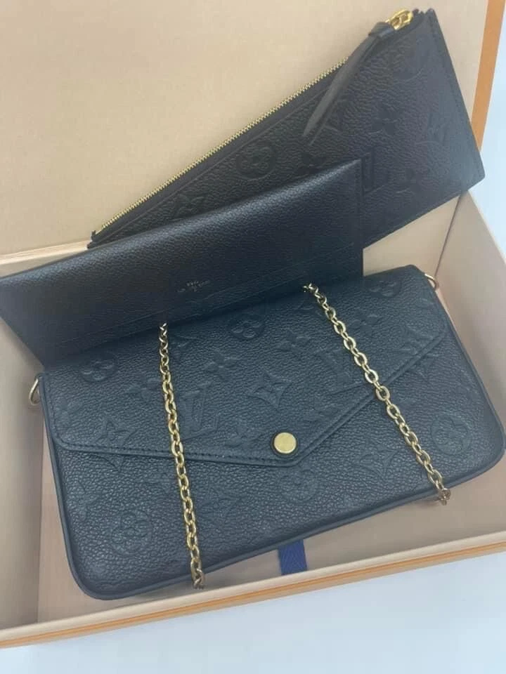 Louis Vuitton Felicie Pochette Monogram Empreinte Leather