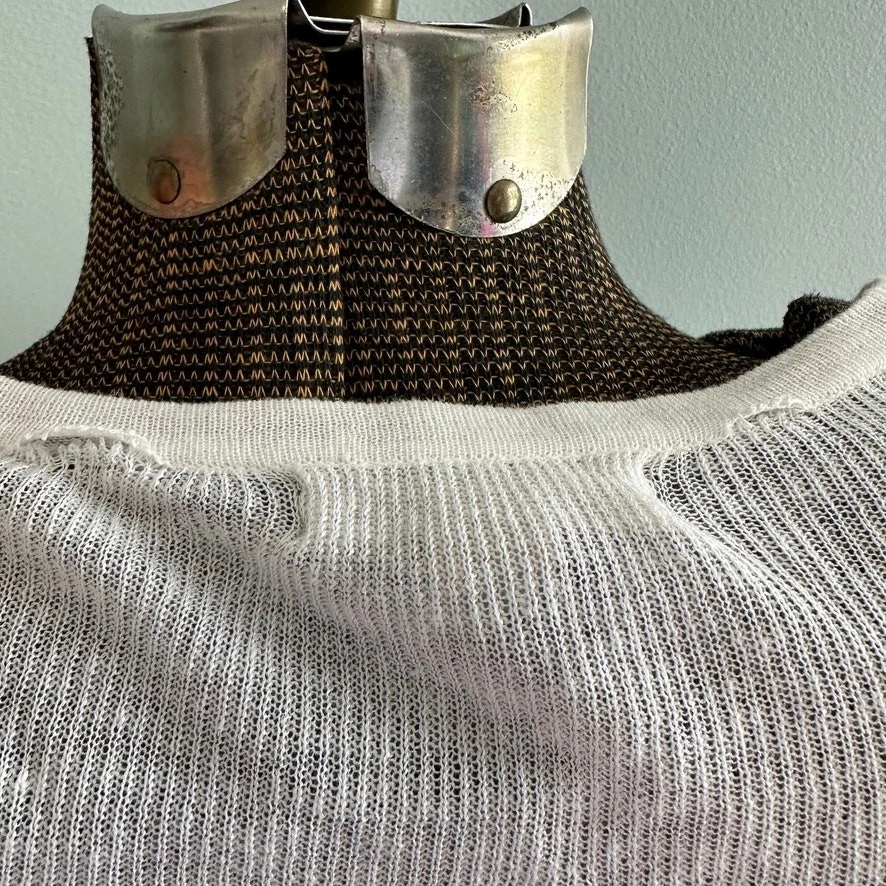 Cárdigan Banana Republic lino crema talla M Foto 3 de 4