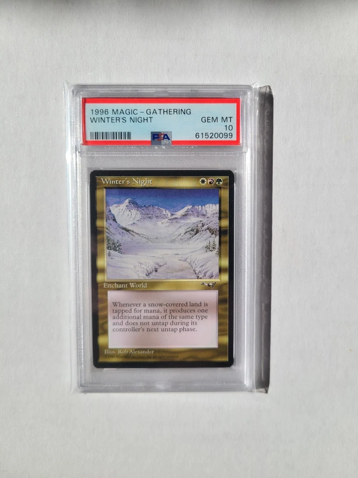 MTG Winter's Night PSA 10 GEM MINT 1996 Alliances Vintage Reserved List Card - Image 2 of 4