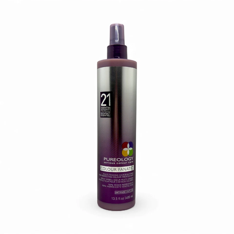 Pureology Colour Fanatic 21 Beneficios Spray sin enjuague 13,5 oz Cuidado del cabello vegano Foto 3 de 3
