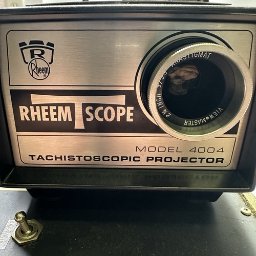 RHEEM MODEL 4004 TACHISTOSCOPIC PROJECTOR Light Fan Powers On - Picture 3 of 13