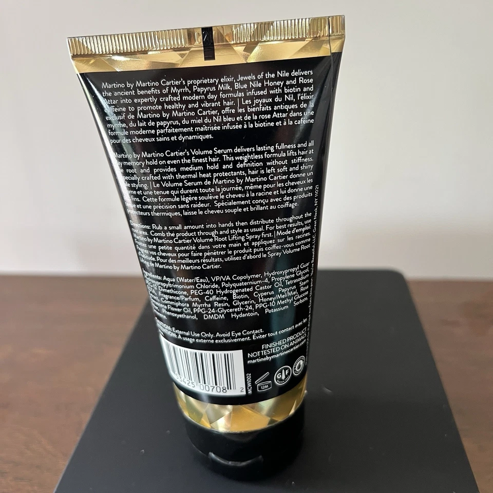 Suero volumen Martino by Martino Cartier 5,5 OZ ligero biotina peinado Foto 3 de 3