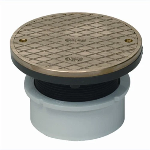 PROFLO PF42807 5-3/4" Brass Cover With 4" Cleanout - Picture 2 of 2