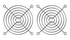 LOT OF TWO  90mm Fan Finger Guard Metal Grill Protector Computer Cover 2pcs