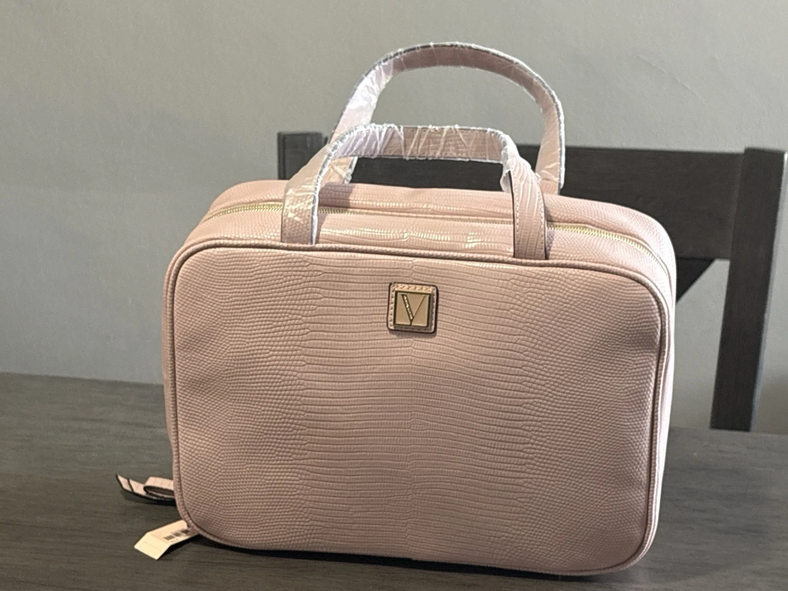 Victoria's Secret Everything Hanging Travel Case Beauty Bag Pink New